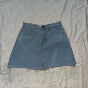 Denim Mini Skirt